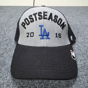 47‎ Brand Los Angeles Dodgers 2016 Postseason Trucker Hat Men OSFA Curved Bill